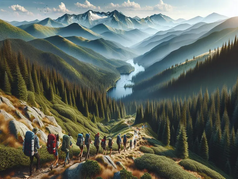 hiking carpathian mountains