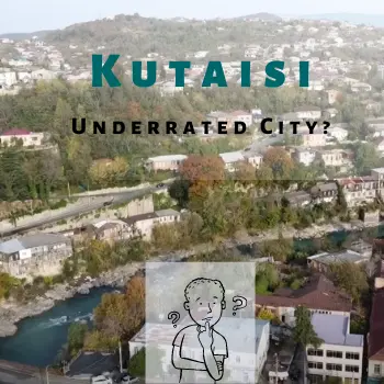 Kutaisi drone view