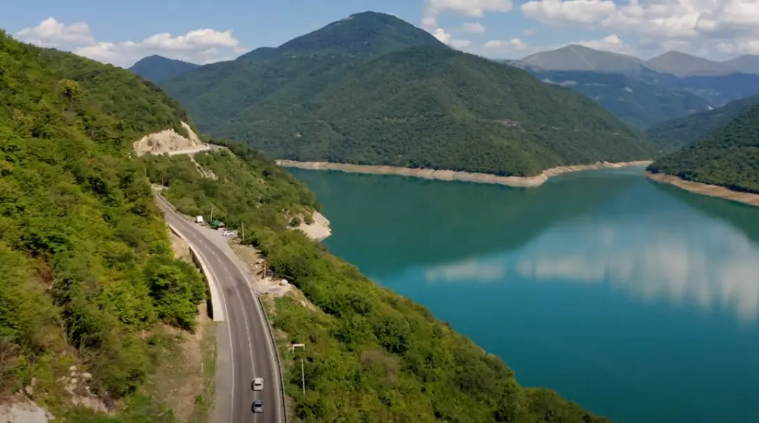 Military Highway Sky view - Georgia