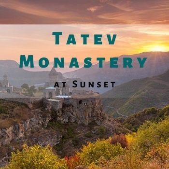 Tatev Monastery at Sunset
